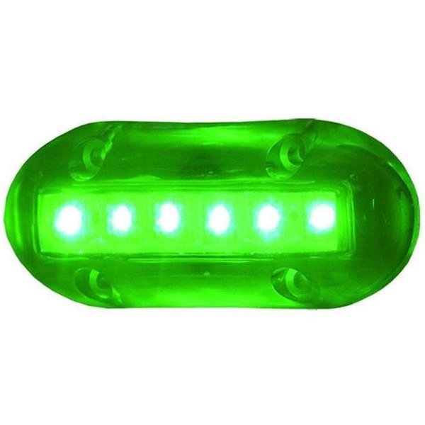 Superjock LED Underwater Surface Mount Light, Green SU2665616